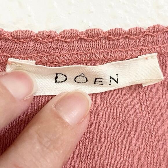 Doen Jacqueline Bon Bon Tee Shirt In Pink Small - Picture 6 of 8